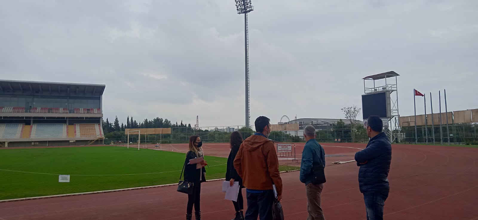Akdeniz Üniversitesi Atletizm Pist Alanına Teknik Gezi Düzenlendi