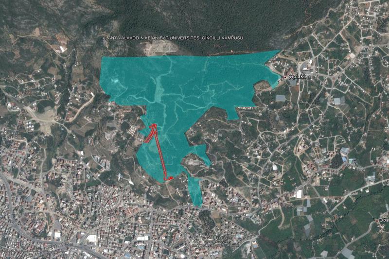 ALKÜ Cikcilli Yerleşkesi Vaziyet Planı Hazırlanıyor